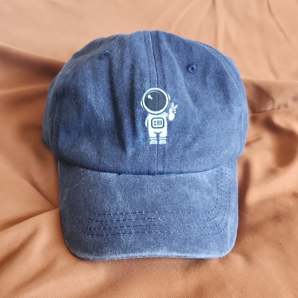 Blue Astronaut Kids Cap